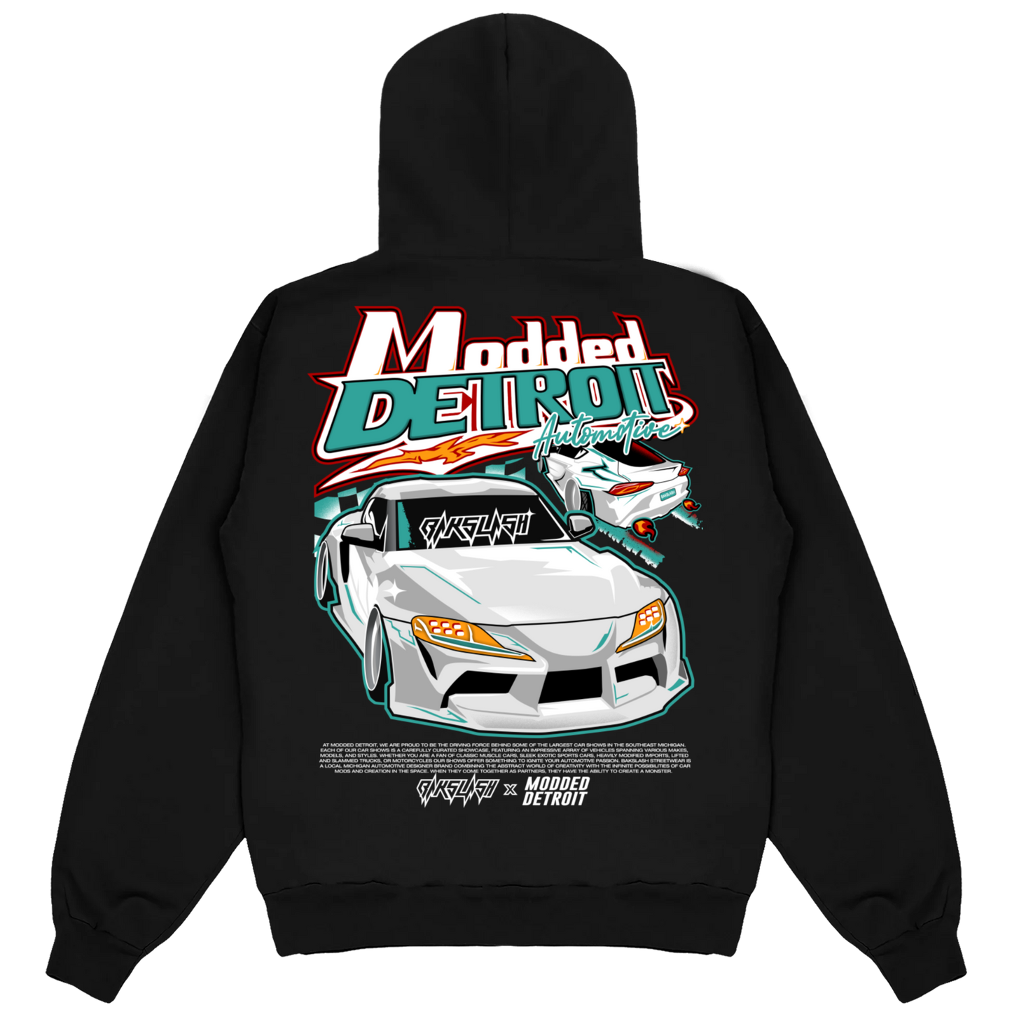 Bakslash x Modded Detroit Supra Hoodie