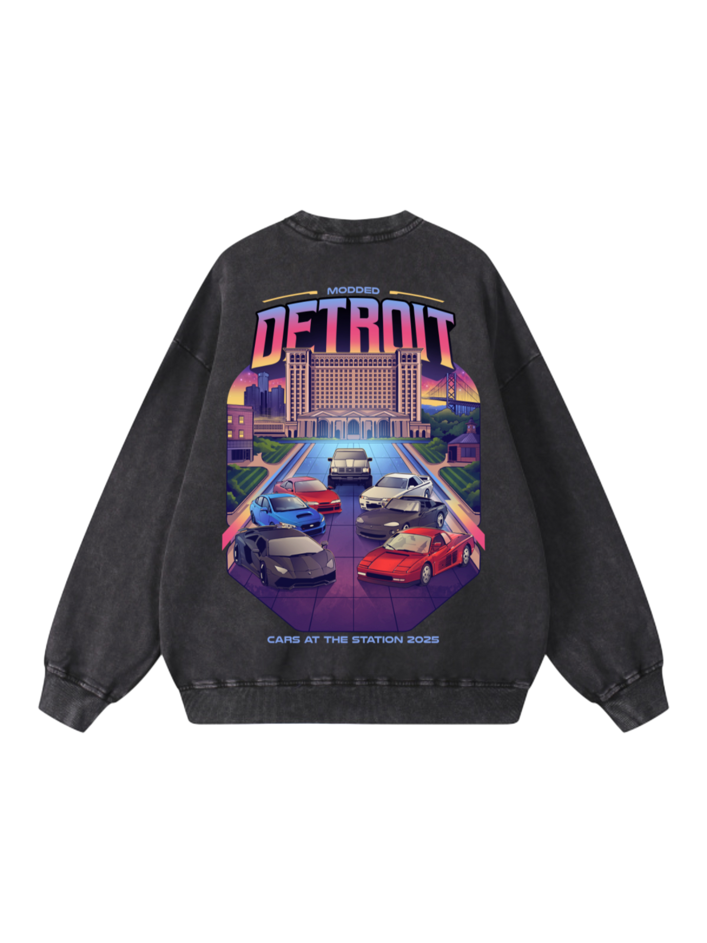 CARS AT THE STATION EXCLUSIVE CREWNECK