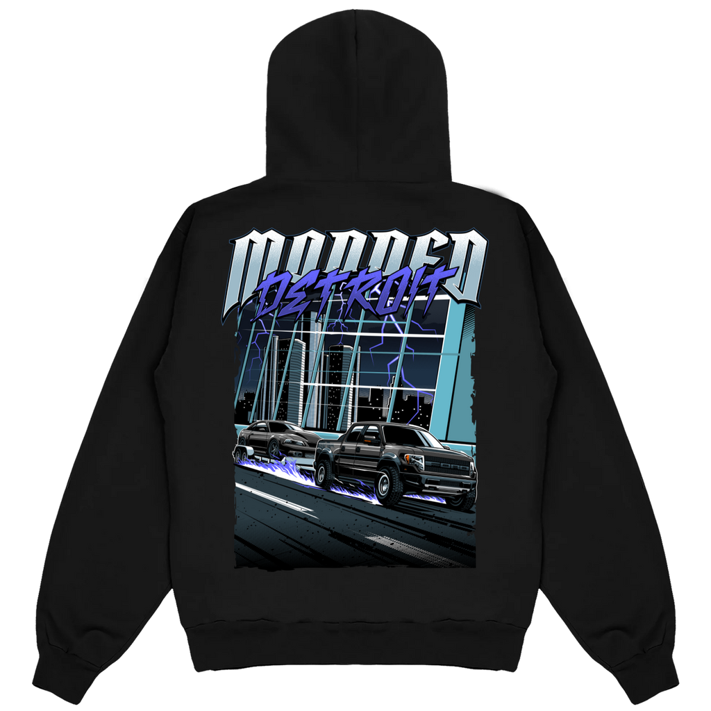 Ambassador Bridge - Raptor x Terminator Hoodie