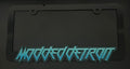 Modded Detroit License Plate Frame ( Electric Blue )