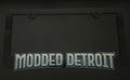 Modded Detroit License Plate Frame ( Simple White )