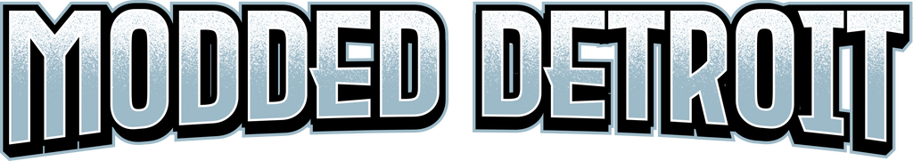 Modded Detroit License Plate Frame ( Simple White )