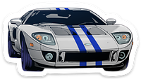 Sticker: Ford GT40