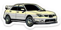 Sticker: Subaru Hawkeye WRX STI